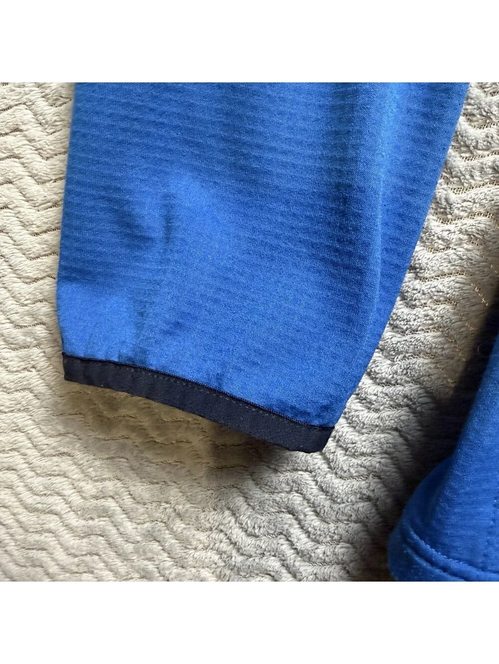 The North Face Jacket Men’s Sz XXL Blue Borod Gridded Fleece Full Zip